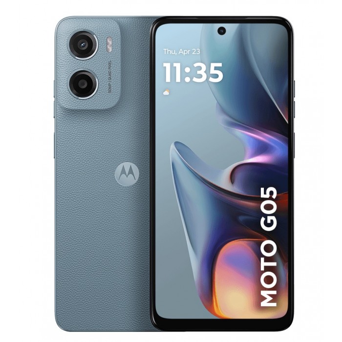 Oferta Relâmpago Celular Motorola Moto G05 Cinza 128GB, 4GB RAM + 8GB Ram Boost e Camera 50MP com AI Bateria de 5200 mAh Tela 6.7"